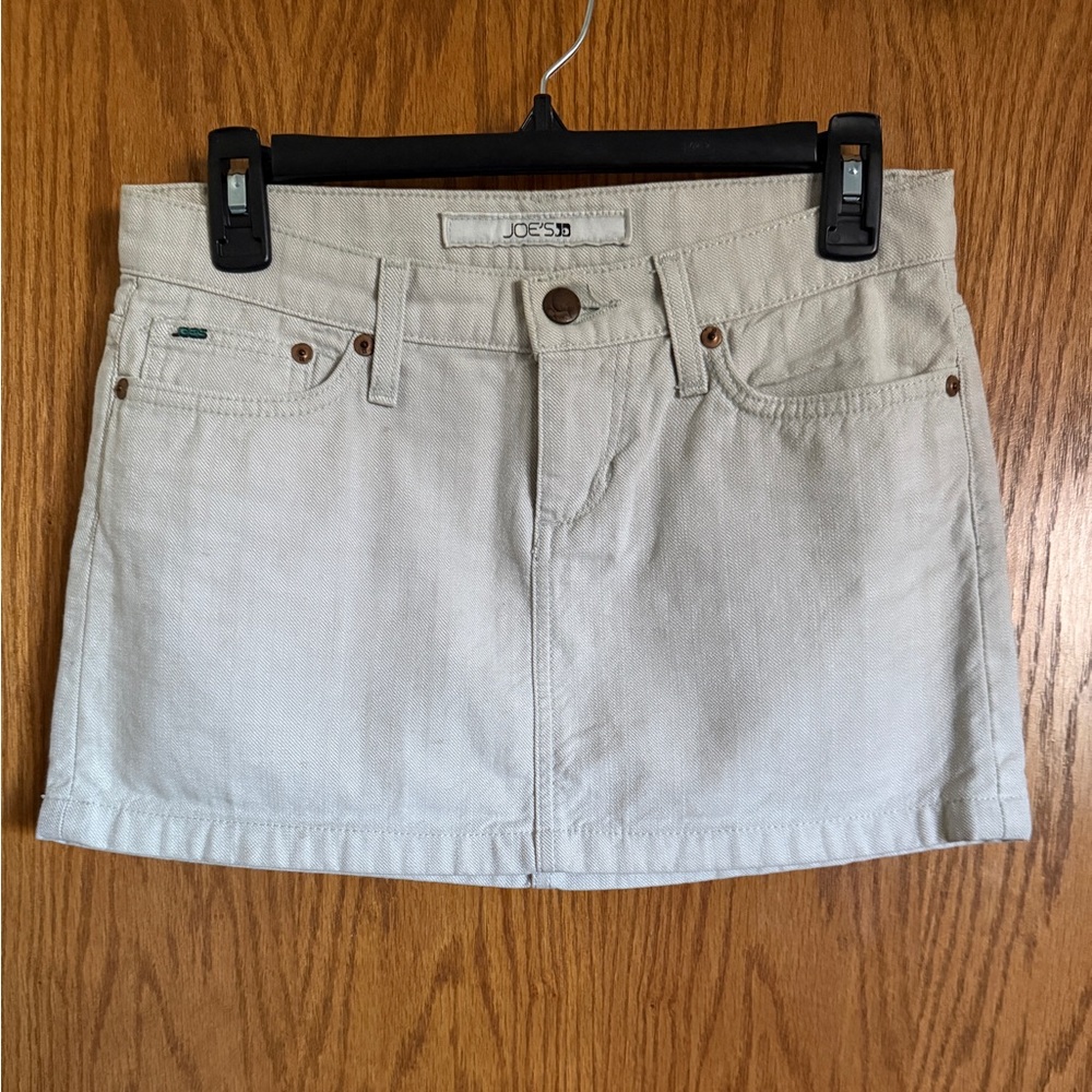 Joe's Gray Denim Jean Skirt Jrs Size 25 Mini Skirt